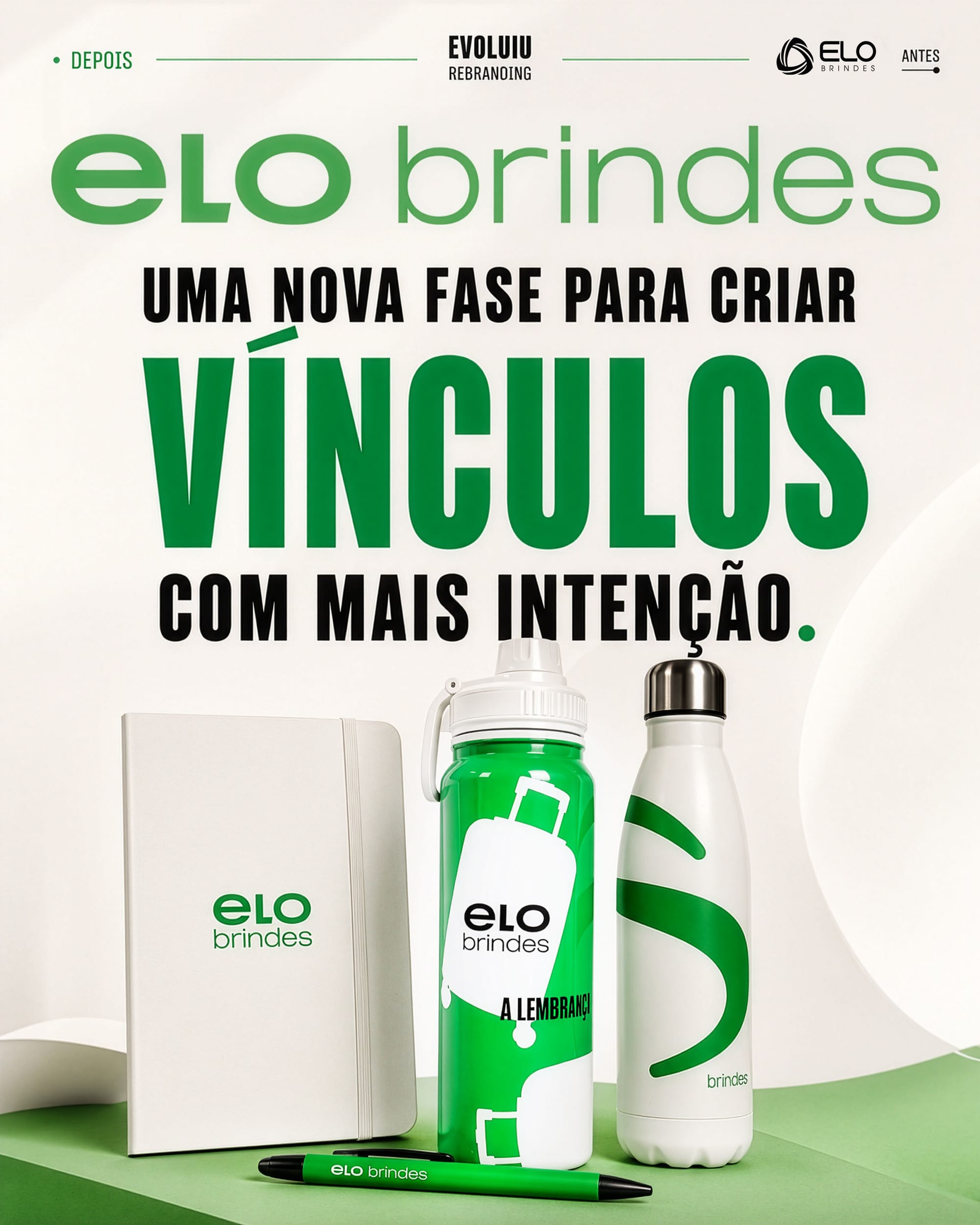Rebranding da Elo Brindes: uma nova fase de conexão, inovação e propósito