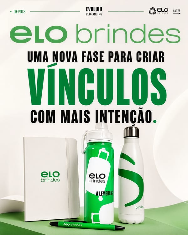Rebranding da Elo Brindes: uma nova fase de conexão, inovação e propósito