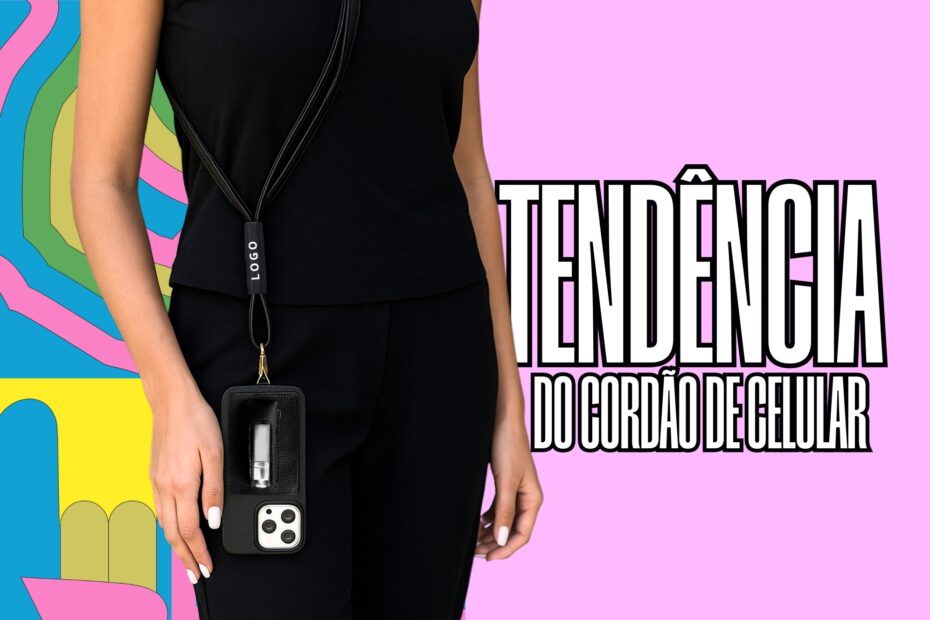 cordão de celular personalizado